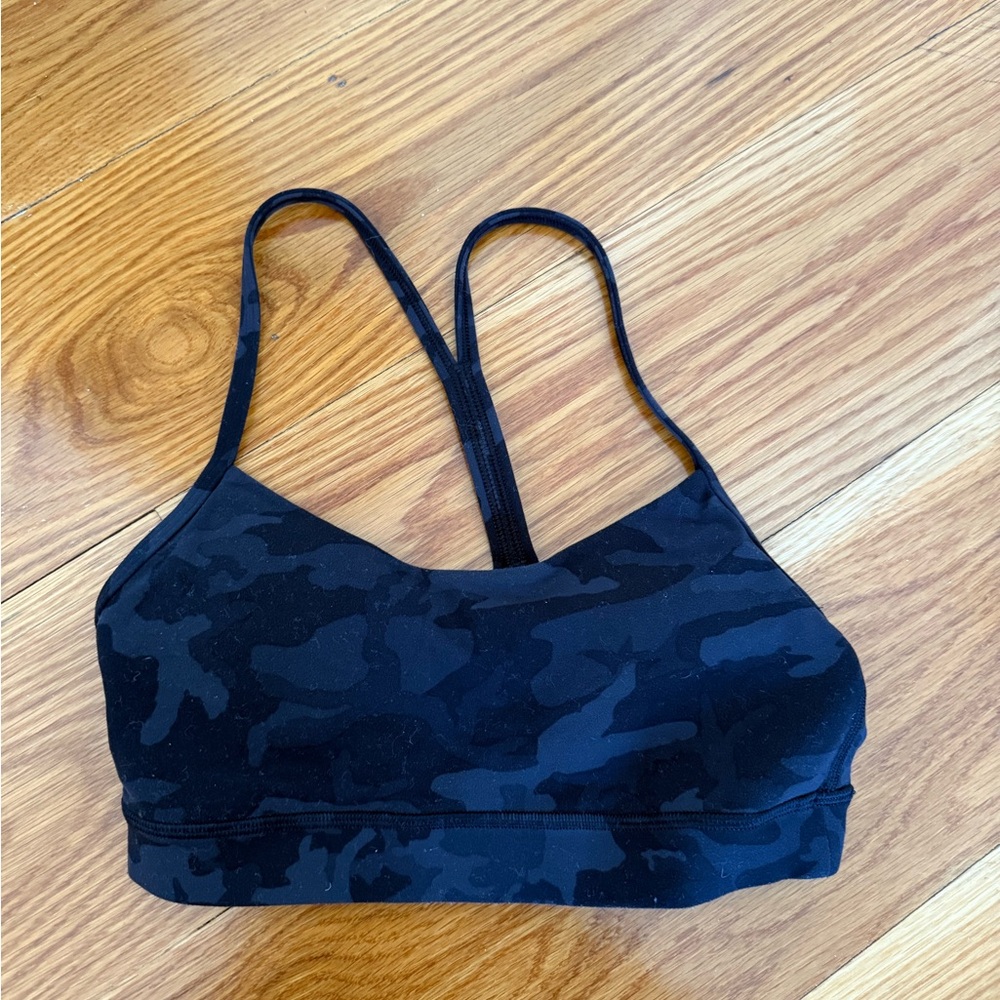 Lululemon black camo sports bra
